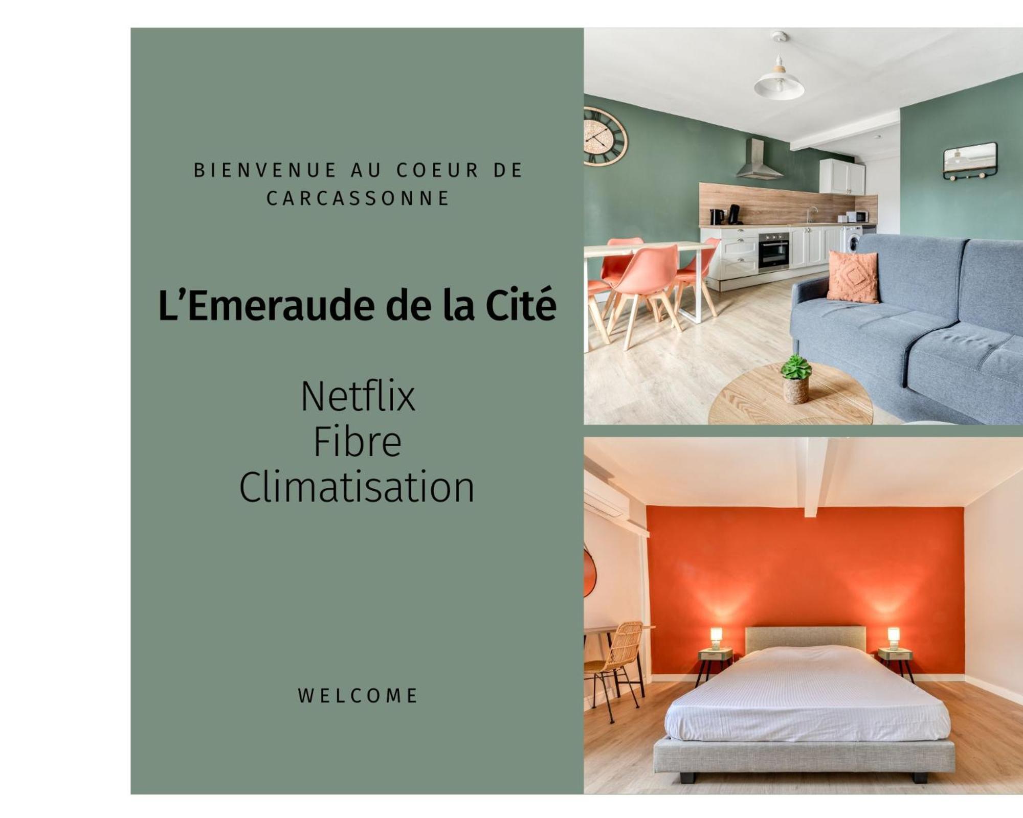 L'Emeraude De La Cite - Netflix - Fibre - Proche Cite - Clim Carcassonne Luaran gambar